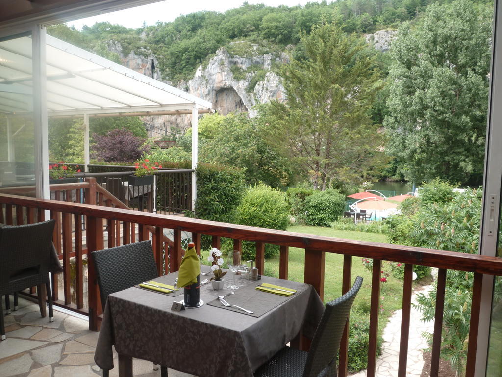Hotel Restaurant Les Falaises Bouziès Dış mekan fotoğraf